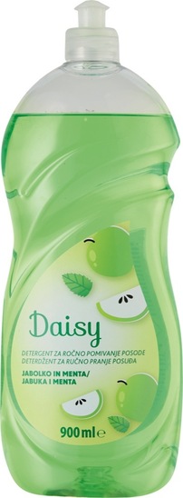Detergent za ročno pomivanje posode, Jabolko & Meta, Daisy, 900 ml