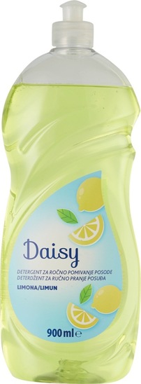 Detergent za ročno pomivanje posode, Limona, Daisy, 900 ml