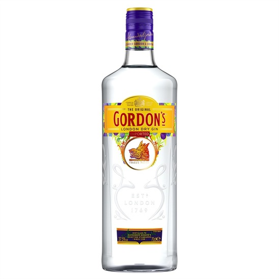 Gin London Dry, Gordon's, 37,5 % alkohola, 0,7 l