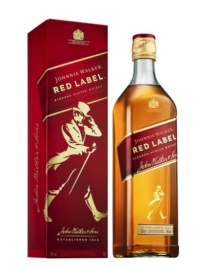 Škotski whisky Johnnie Walker Red Label v kartonski škatli, 0,7 l