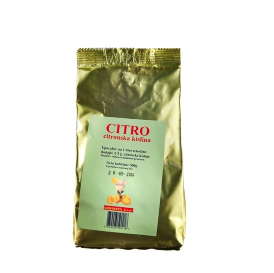 Citronska kislina, Citro, 500 g