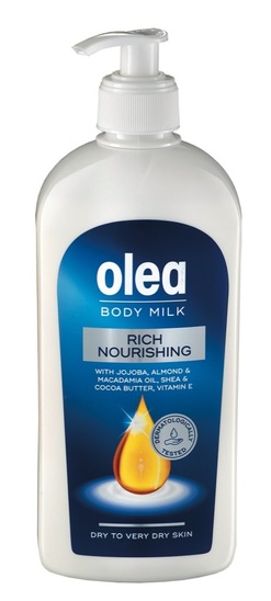 Mleko za telo, Rich, Olea, 500 ml