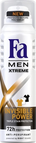 Deodorant Xtreme Invisible Power sprej, Fa, 150 ml