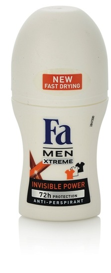 Deodorant Xtreme Invisible roll on, Fa, 50 ml