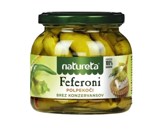 Polpekoči feferoni, Natureta, 480 g