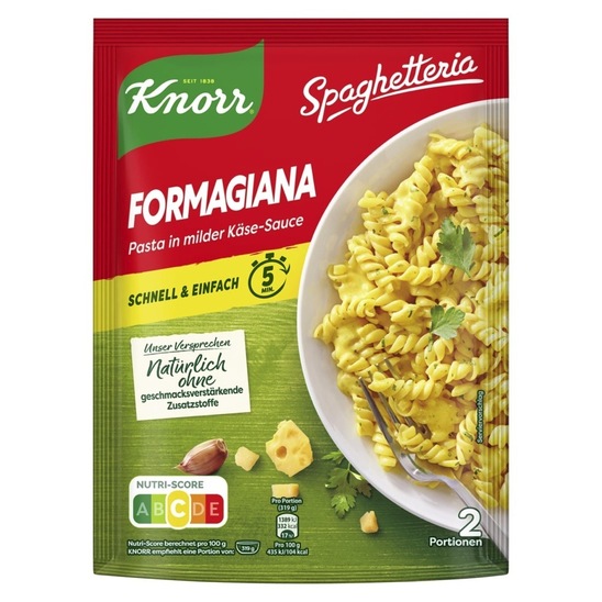 Testenine s kremno sirovo omako, Spaghetteria, Knorr, 163 g