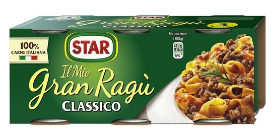 Mesni ragu, Star Italia, 3 x 100 g