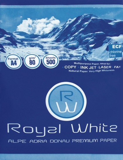 Fotokopirni papir A4 Royal White, 500 listov