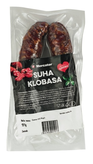 Suha klobasa, Mercator