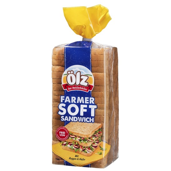 Kruh, Soft Farmer Sendwich, Ölz, 750 g