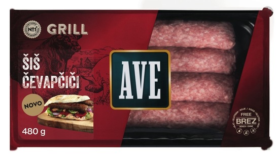 Čevapčiči šiš, Ave Grill, 480 g