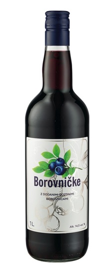 Borovničev liker, 14,5 % alkohola, Mercator, 1 l