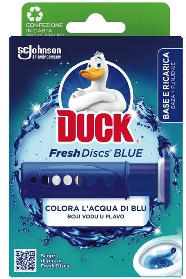 Osvežilec za WC Fresh Discs, Bluing, Duck, 36 ml