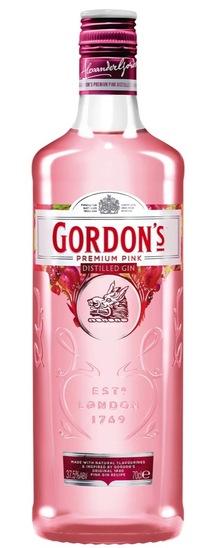 Gin, pink, Gordon's, 37,5 5 alkohola, 0,7 l