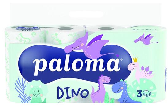 Toaletni papir, Dino, Paloma, 3-slojni, 8/1