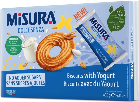 Keksi brez dodanega sladkorja, Misura, 400 g