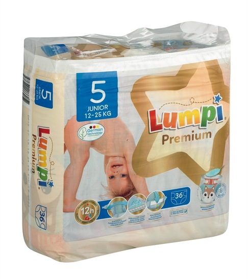 Plenice Lumpi premium junior, 5 (12-25 kg), 36/1