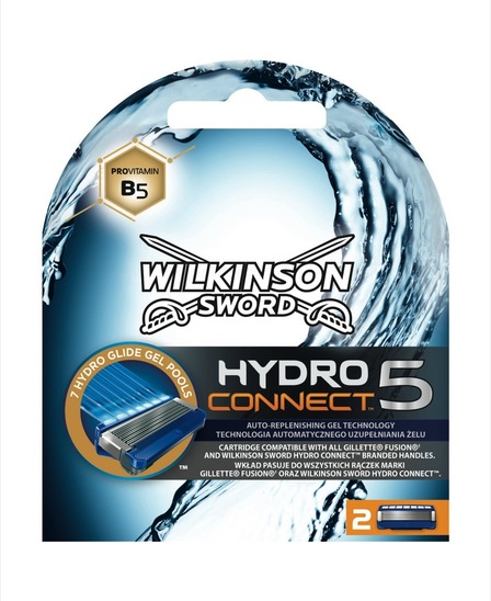 Brivski vložki Hydro connect 5, Wilkinson, 2/1