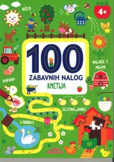 Knjiga Kmetija 100 zabavnih nalog