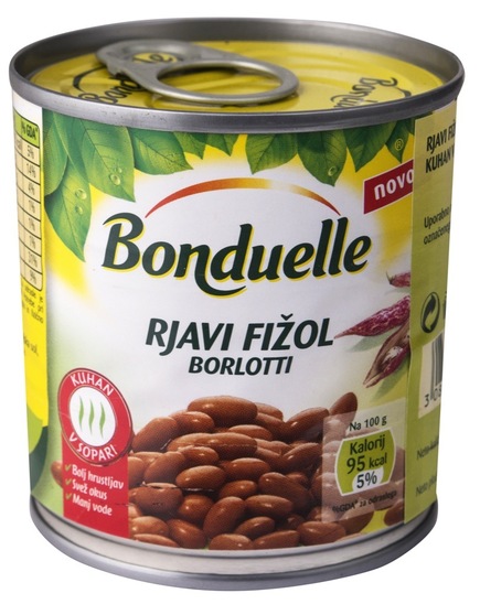 Fižol Borlotti, Bonduelle, 165 g