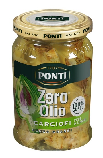 Artičoke v omaki iz popra in limone, Ponti, 300 g