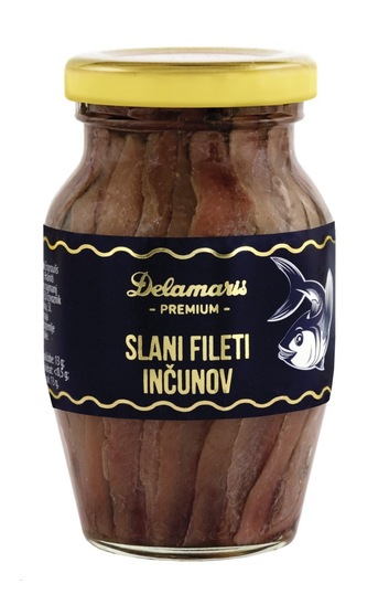 Slani fileti inčunov, Delamaris, 156 g