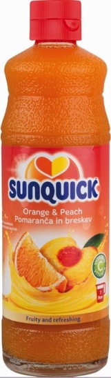 Sirup, breskev, Sunquick, 700 ml