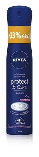 Deodorant Nivea Protect & Care sprej, 200 ml