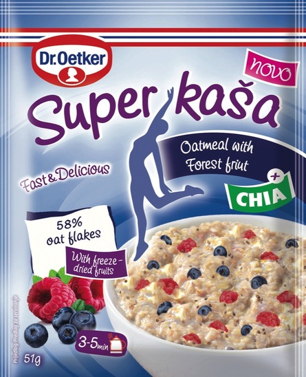 Ovsena kaša z gozdnimi sadeži, Dr. Oetker, 51 g