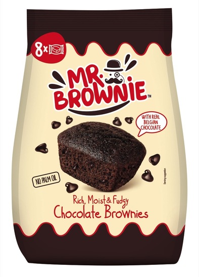 Pecivo Mini Brownie, belgijska čokolada, Mr. Brownie, 200 g