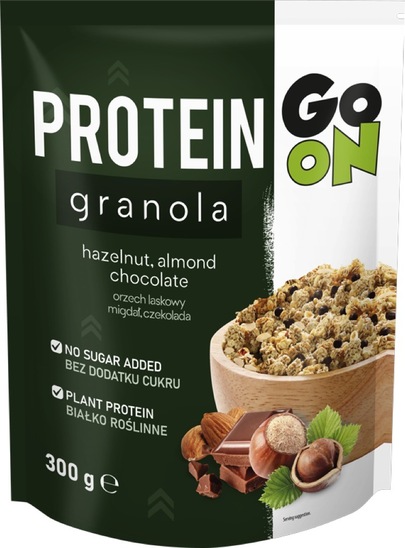Kosmiči Granola Go On, proteini z oreščki in čokolado, Sante, 300 g