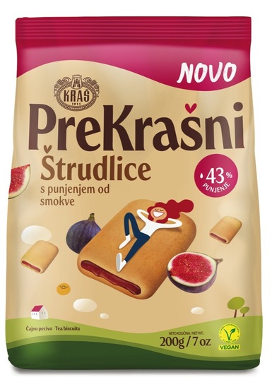 Keksi Štrudlice, figa, Prekrašni, 200 g