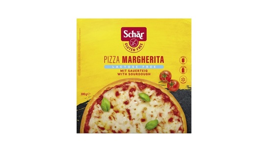 Pizza Margherita, brez glutena in laktoze, Schar, zamrznjeno, 300 g