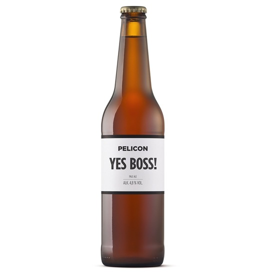 Pivo Pelicon, Yes boss!, Pale Ale, 4,8 % alkohola, 0,5l