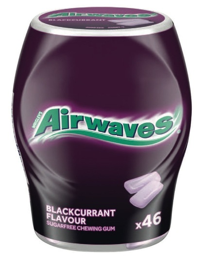 Žvečilni gumi, Blackcurrant, Airwaves, 14 g