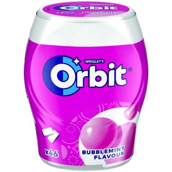 Žvečilni gumi, Bubblemint, Orbit, 64 g