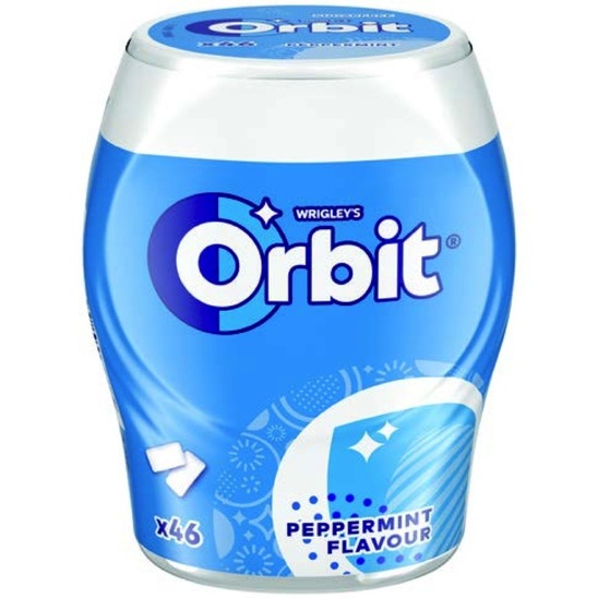 Žvečilni gumi, Peppermint, Orbit, 64 g