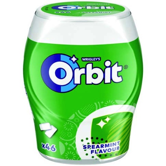 Žvečilni gumi, Spearmint, Orbit, 64 g