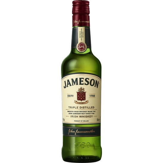 Whiskey, Jameson, 40 % alkohola, 0,5 l