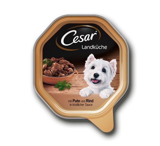 Hrana za pse s puranom in govedino, Cesar, 150 g