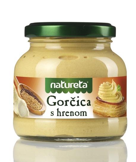 Gorčica s hrenom, Natureta, 200 g