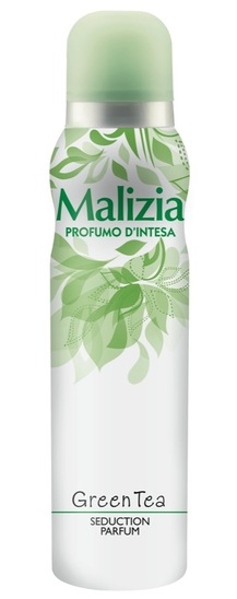Deodorant Malizia Green Tea, sprej, 150 ml