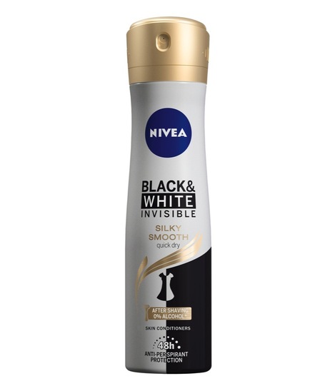 Deodorant sprej Black & White Silky Smooth, Nivea, 150 ml