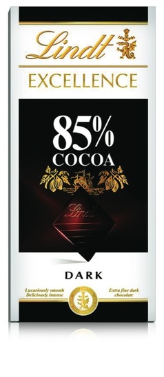 Temna čokolada Excellence 85 %, Lindt, 100 g