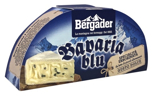 Polmasten mehki sir s plemenito belo in modro plesnijo, Bergader, pakirano, 175 g