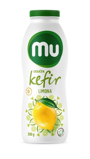 Kefir, limona, Mu, 500 g