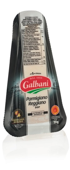 Trdi sir za ribanje Parmigiano Reggiano, Galbani, ZOP, pakirano, 200 g