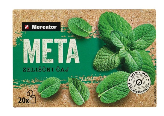 Zeliščni metin čaj, Mercator, 30 g