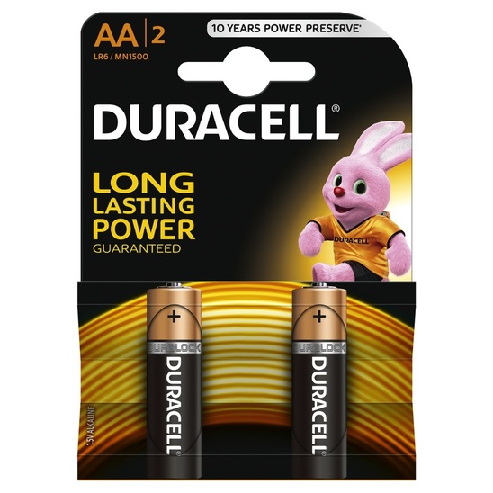 Baterijski vložek Duracell, Basic AA, 2/1