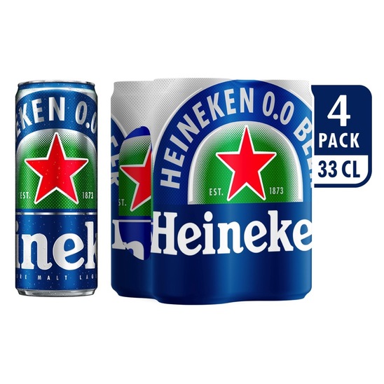 Brezalkoholno pivo, Heineken, 4x 0,33 l